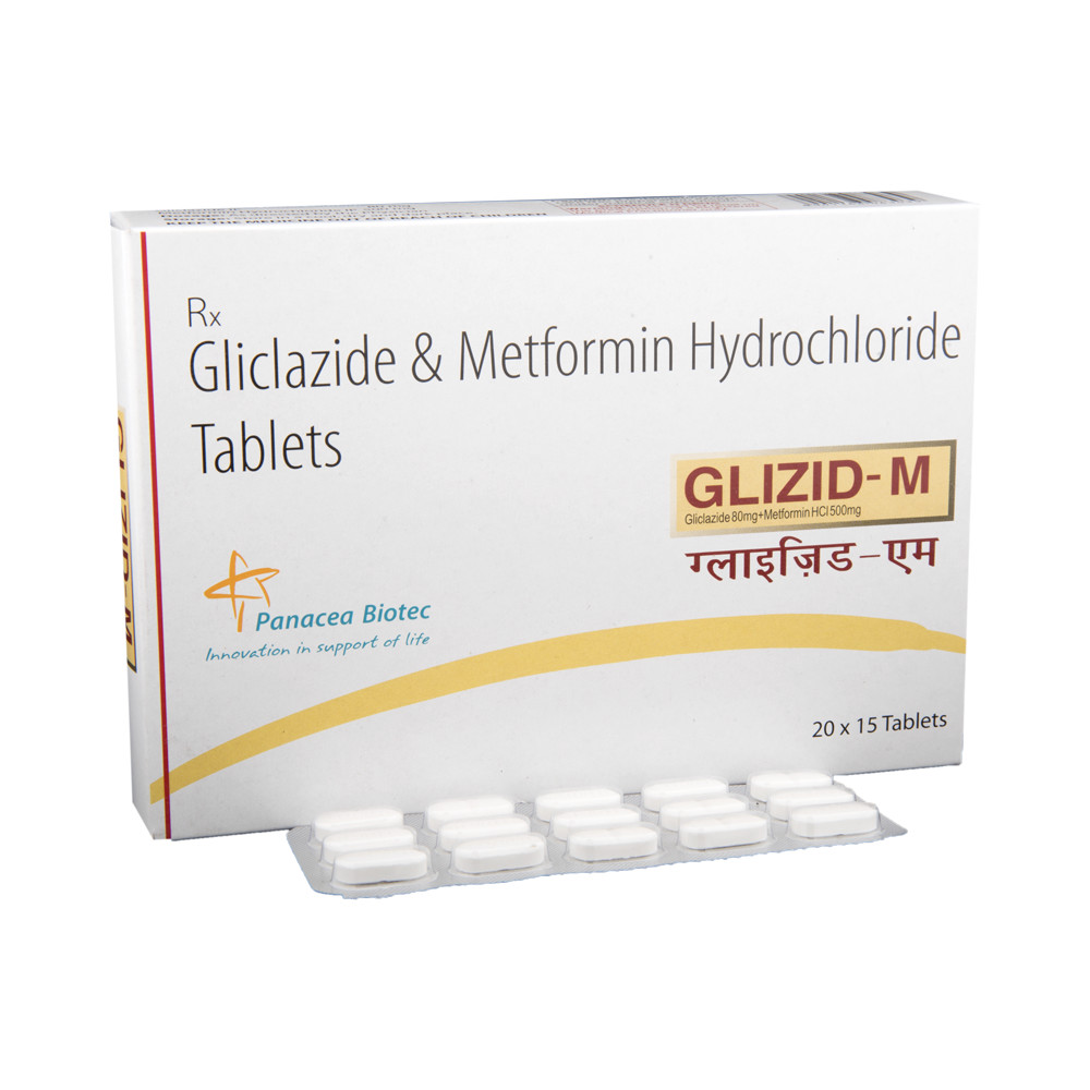 Глизид М 80мг №10 шахмал Ази фарма