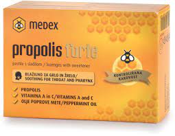 Medex хоолойн хүлхмэл №18 Propolis forte lozenges