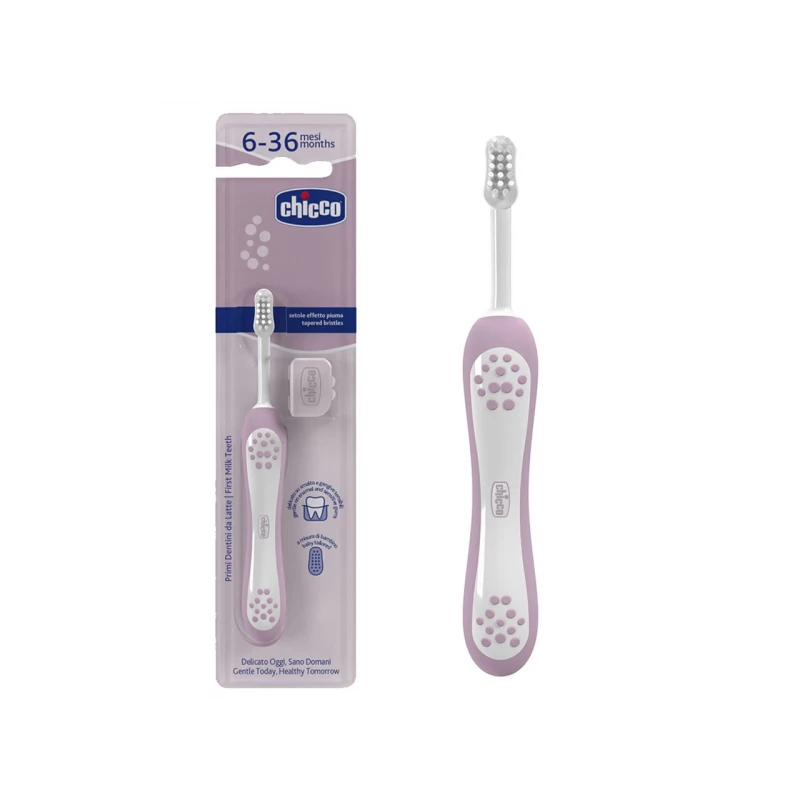 Chicco TOOTHBRUSH FIRST TEETH LILAC Хүүхдийн сойз 6-36 сар