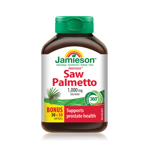 [200502] Jamieson PROSTEASE SAW PALMETTO №30+30 - Jamieson Laboratories Ltd (CAN)