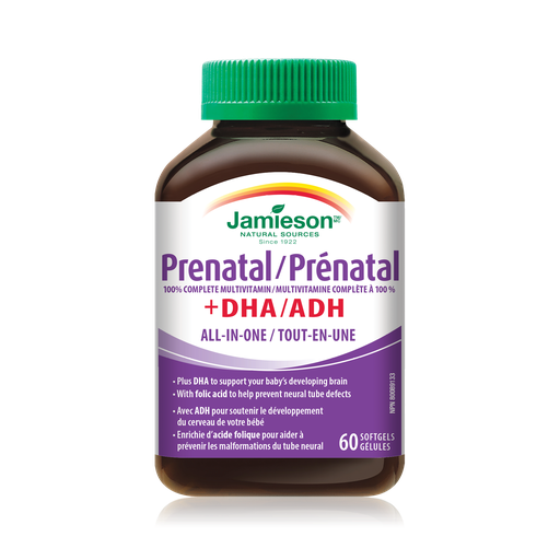 [200484] Jamieson 100% COMPLETE MULTIVITAMIN WITH DHA | PRENATAL №60 - Jamieson Laboratories Ltd (CAN)